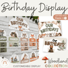 Birthday Display - Woodland Theme Classroom Decor - Miss Jacobs Little Learners