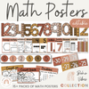 BOHO DESERT NEUTRALS Math Posters Bundle | Boho Color Palette | Neutral Decor - Miss Jacobs Little Learners