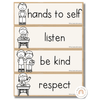 Boho Plants Classroom Rules Posters - Miss Jacobs Little Learners