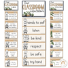 Boho Plants Classroom Rules Posters - Miss Jacobs Little Learners