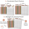 Boho Rainbow Neutrals Hundreds Chart - Miss Jacobs Little Learners