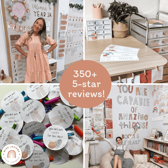 Boho Vibes Classroom Decor Bundle | Desert Neutral Theme | Editable - Miss Jacobs Little Learners