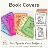 Book Covers | Editable - Miss Jacobs Little Learners