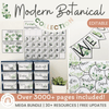 Botanical Themed Classroom Decor Bundle | Modern Farmhouse Decor - Miss Jacobs Little Learners