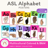 BRIGHTS ASL ALPHABET POSTERS - Miss Jacobs Little Learners