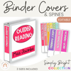 Brights Binder Covers and Spines | Simple Brights Classroom Decor | Editable - Miss Jacobs Little Learners