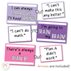 BRIGHTS themed Growth Mindset Posters | Neon Rainbow Classroom Decor | Editable - Miss Jacobs Little Learners