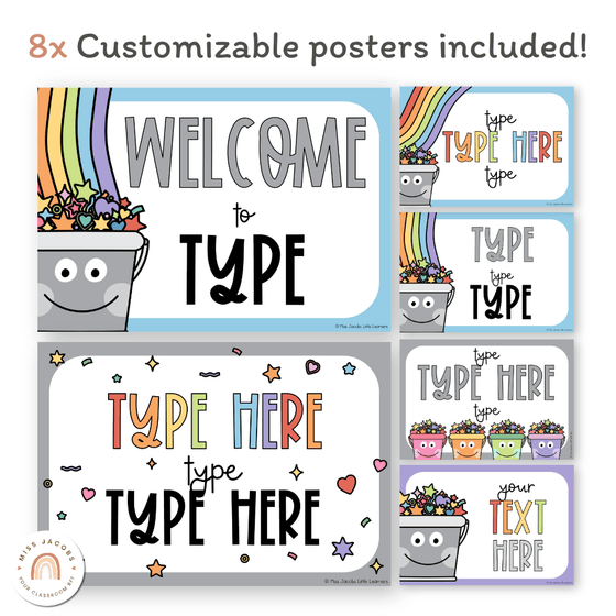 Bucket Filler Door Display Classroom Decor - Miss Jacobs Little Learners