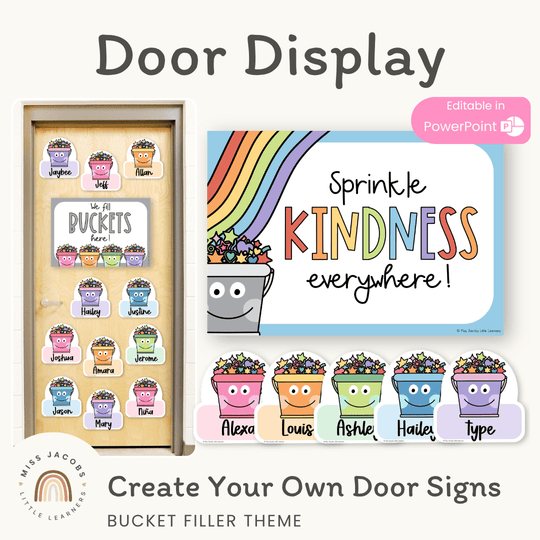 Bucket Filler Door Display Classroom Decor