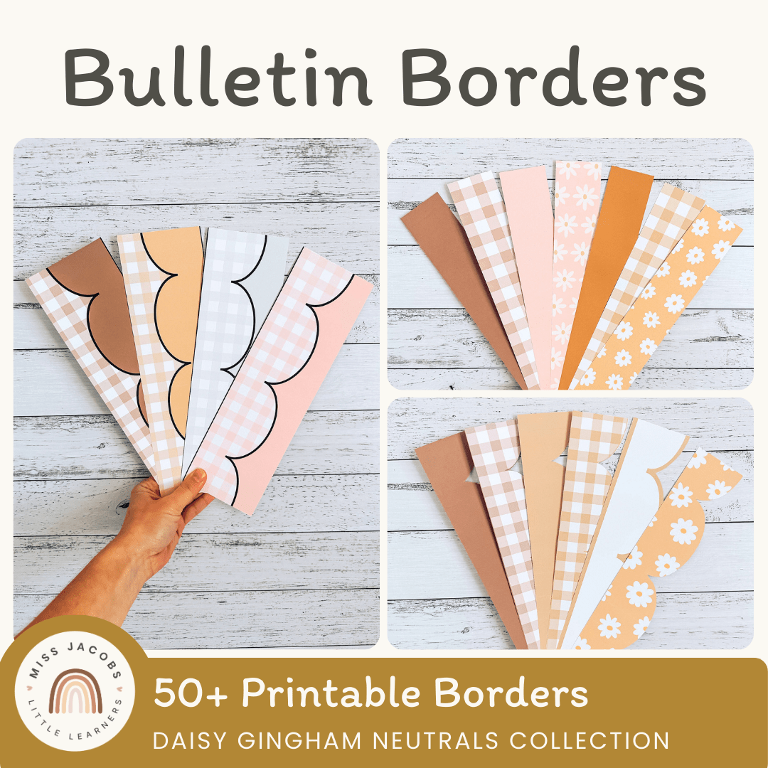 Bulletin Board Borders - Miss Jacobs Little Learners