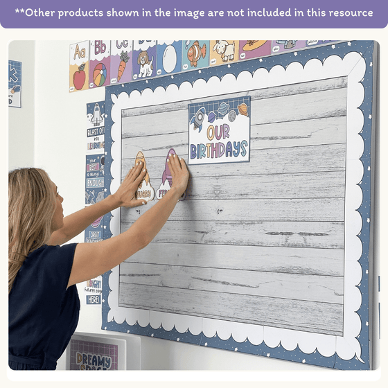 Bulletin Board Borders - Dreamy Space Classroom Decor - Miss Jacobs Little Learners