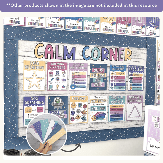 Bulletin Board Borders - Dreamy Space Classroom Decor - Miss Jacobs Little Learners