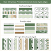 Bulletin Board Borders - Modern Botanical Classroom Decor - Miss Jacobs Little Learners