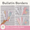 Bulletin Board Borders - Spotty Pastel Classroom Decor - Miss Jacobs Little Learners