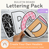 Bulletin Board Letters - Cutesy Classroom Decor - Miss Jacobs Little Learners