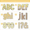 Bulletin Board Letters - Happy Hive Classroom Decor - Miss Jacobs Little Learners