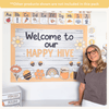 Bulletin Board Letters - Happy Hive Classroom Decor - Miss Jacobs Little Learners
