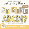 Bulletin Board Letters - Happy Hive Classroom Decor - Miss Jacobs Little Learners
