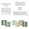 Bulletin Board Letters - Modern Botanical Classroom Decor - Miss Jacobs Little Learners