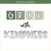 Bulletin Board Letters - Modern Botanical Classroom Decor - Miss Jacobs Little Learners