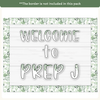 Bulletin Board Letters - Modern Botanical Classroom Decor - Miss Jacobs Little Learners