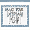 Bulletin Board Letters - Modern Ocean Classroom Decor - Miss Jacobs Little Learners