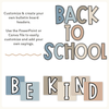 Bulletin Board Letters - Modern Ocean Classroom Decor - Miss Jacobs Little Learners
