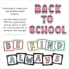 Bulletin Board Letters - Pastel Composition Notebook Classroom Decor - Miss Jacobs Little Learners