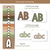 Bulletin Board Letters - Woodland Theme Classroom Decor - Miss Jacobs Little Learners