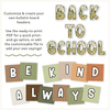 Bulletin Board Letters - Woodland Theme Classroom Decor - Miss Jacobs Little Learners