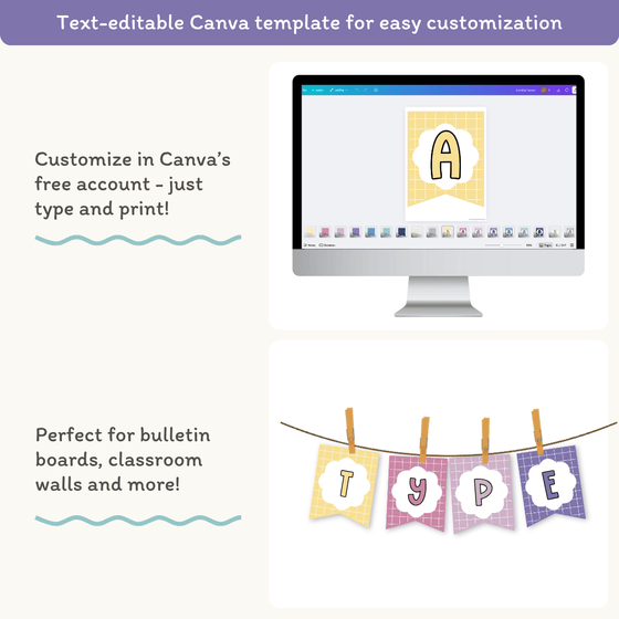 Bunting Banners - Bulletin Board Letters - Dreamy Space Decor - Miss Jacobs Little Learners