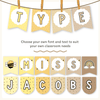 Bunting Banners - Bulletin Board Letters - Happy Hive Classroom Decor - Miss Jacobs Little Learners