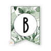 Bunting Banners - Bulletin Board Letters - Modern Botanical - Miss Jacobs Little Learners