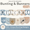 Bunting & Banners - Bulletin Board Letters - Modern Ocean Theme - Miss Jacobs Little Learners