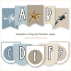 Bunting & Banners - Bulletin Board Letters - Modern Ocean Theme - Miss Jacobs Little Learners