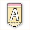 Bunting Banners - Bulletin Board Letters - Pastel Composition Notebook Classroom Decor - Miss Jacobs Little Learners