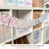 Bunting & Banners - Bulletin Board Letters - Spotty Pastel - Miss Jacobs Little Learners
