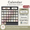 Calendar & Weather Display - Australiana Classroom Decor - Miss Jacobs Little Learners