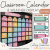 Calendar & Weather Display - Cutesy Classroom Decor - Miss Jacobs Little Learners