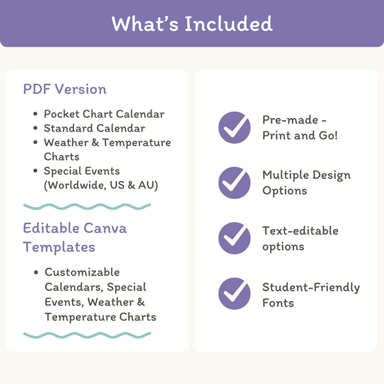 Calendar & Weather Display - Dreamy Space Classroom Decor - Miss Jacobs Little Learners
