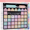Calendar & Weather Display - Pastel Composition Notebook Classroom Decor - Miss Jacobs Little Learners