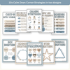 Calm Down Corner Kit - Modern Ocean Classroom Decor - Miss Jacobs Little Learners