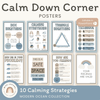Calm Down Corner Kit - Modern Ocean Classroom Decor - Miss Jacobs Little Learners