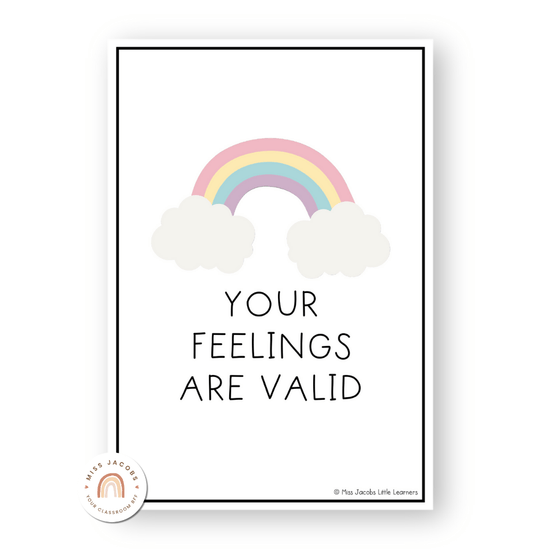 Calm Down Corner Kit - Pastel Classroom Decor - Miss Jacobs Little Learners