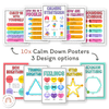 Calm Down Corner Posters - Bright Classroom Decor - Miss Jacobs Little Learners