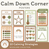 Calm Down Corner Posters - Woodland Theme Classroom Decor - Miss Jacobs Little Learners