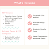 Canadian Money Posters - Pastel Composition Notebook Math Decor - Miss Jacobs Little Learners