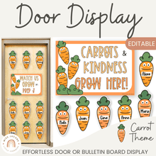  Carrot Door Display Classroom Decor - Miss Jacobs Little Learners