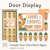Carrot Door Display Classroom Decor - Miss Jacobs Little Learners