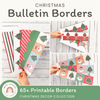 Christmas Bulletin Board Borders Classroom Decor - Miss Jacobs Little Learners